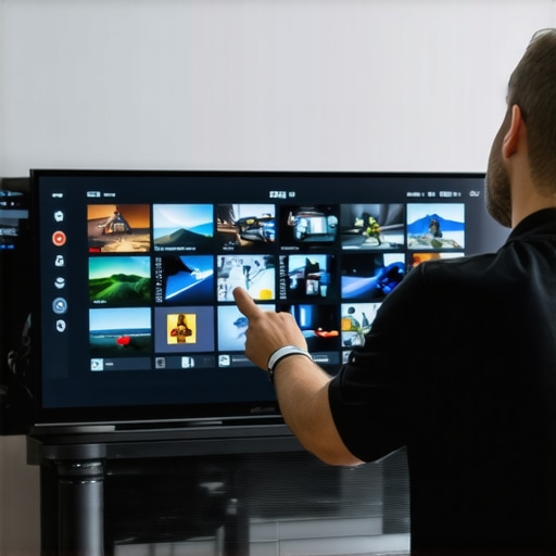 Person adjusting media hub configuration to improve streaming performance
