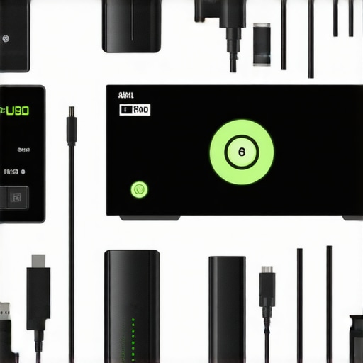 Close-up of network analysis and calibration equipment used in home theater maintenance