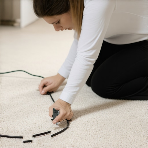How to Route Cables Through Carpet Without Leaving a Lump