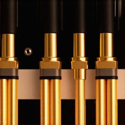 Detailed image showing professional wiring of speaker cables to an audio receiver.