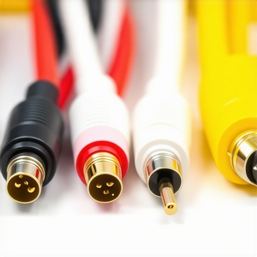 Clean and secure speaker cables connected with banana plugs, demonstrating effective wiring practices