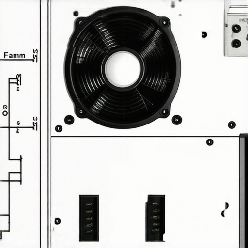 A home theater power amplifier with airflow and cooling setup