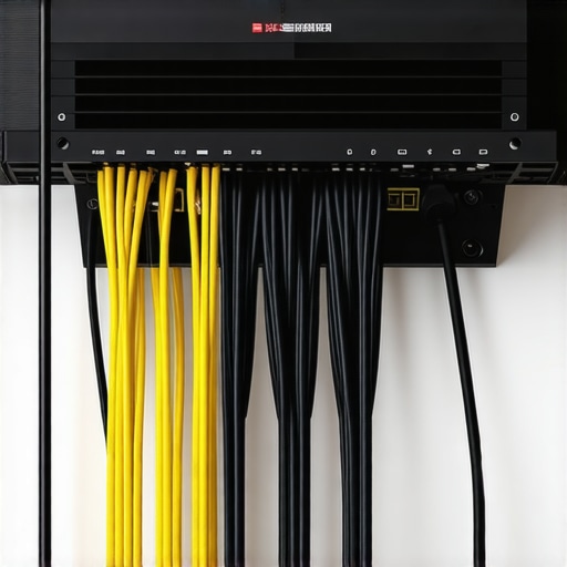 The Best Way to Organize 20 Cables Behind a Home Theater Rack