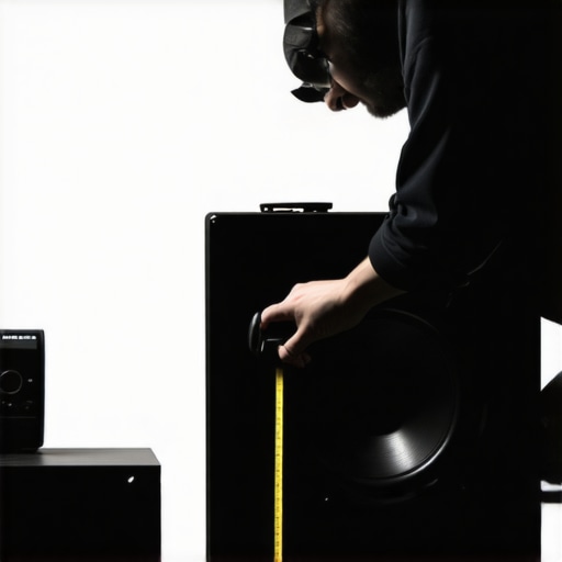 Measuring for Precise Subwoofer Placement Individual measuring subwoofer distance to optimize speaker sync