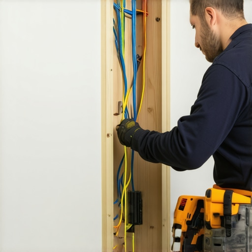 The Best Way to Route Wires Through a Hollow Wall