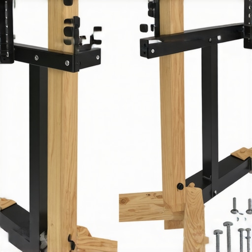 The DIY speaker stand made from hardware store parts