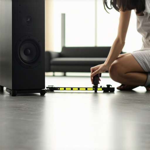 The Proper Way to Level Floorstanding Speakers on Uneven Tile