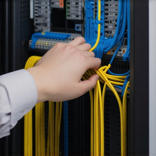 The easiest way to label a mess of wires behind the rack