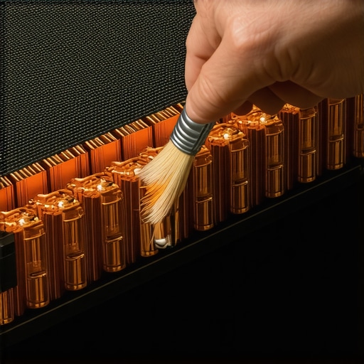 Cleaning speaker terminals with contact cleaner
