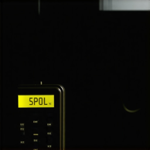 Calibrating Home Theater Audio with an SPL Meter A person holding a handheld SPL meter to calibrate home speaker levels for accurate soundstage.