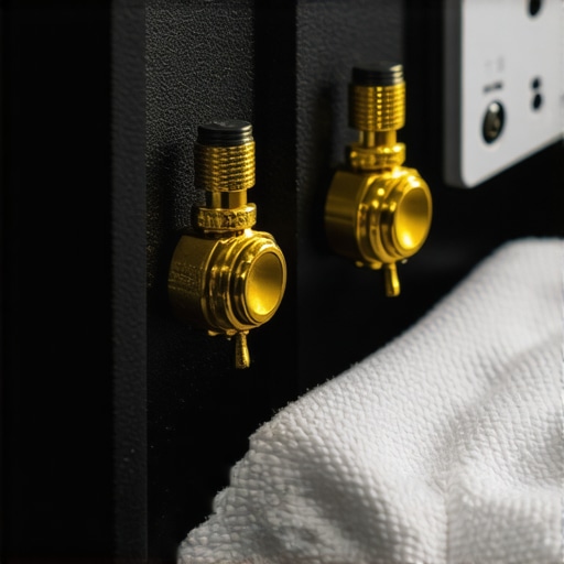Close up of cleaning audio terminals with contact cleaner