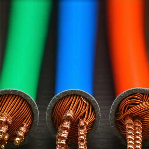 A comparison showing the physical thickness difference between 12, 14, and 16 gauge copper speaker wires.