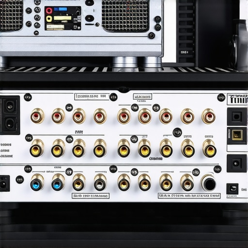 Properly ventilated and cleaned AV receiver connectors and cables