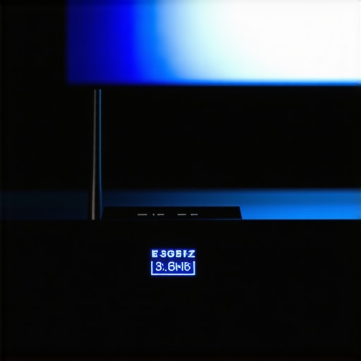 A wireless audio transmitter kit connected to an AV receiver for low-latency subwoofer signal transmission.