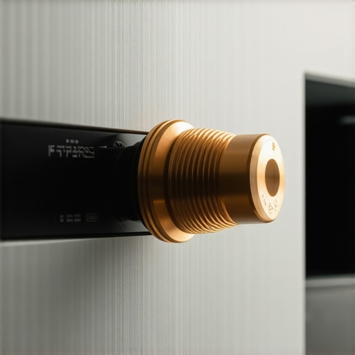 A high-end power amplifier showing copper speaker cable connections and terminals.