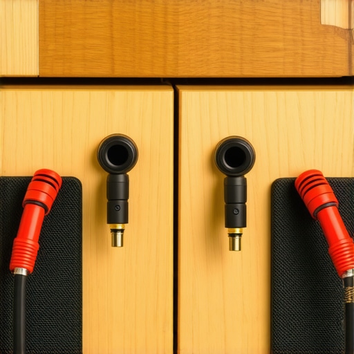 Secure speaker cable connection with banana plugs on a binding post