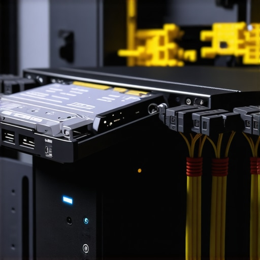 Installing an SSD into a Media Hub for 4K Playback A close-up of a person upgrading a media server with an SSD to prevent 4K buffering.