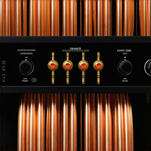 Close up of speaker cables connected to an AV receiver back panel.