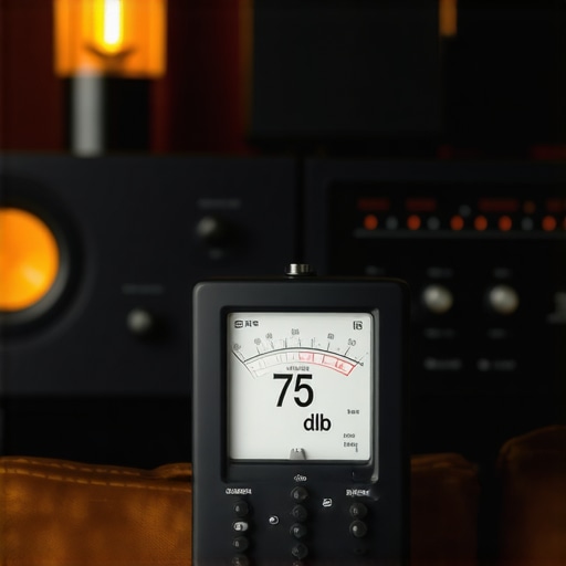 Professional Audio Calibration Tools An SPL meter being used to calibrate a home theater system