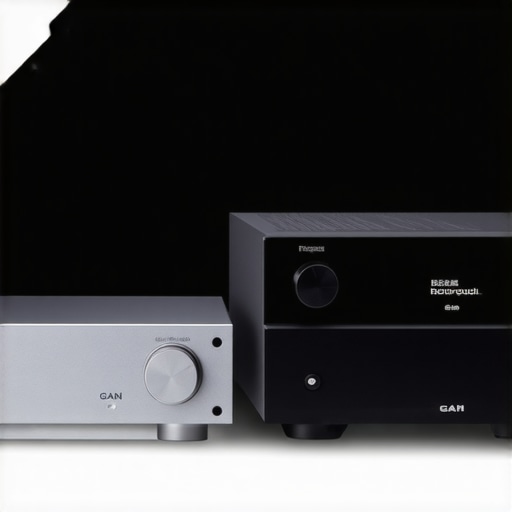 Comparing a small GaN amplifier with a traditional large AV receiver