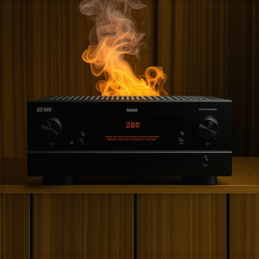 AV receiver overheating in a cramped cabinet